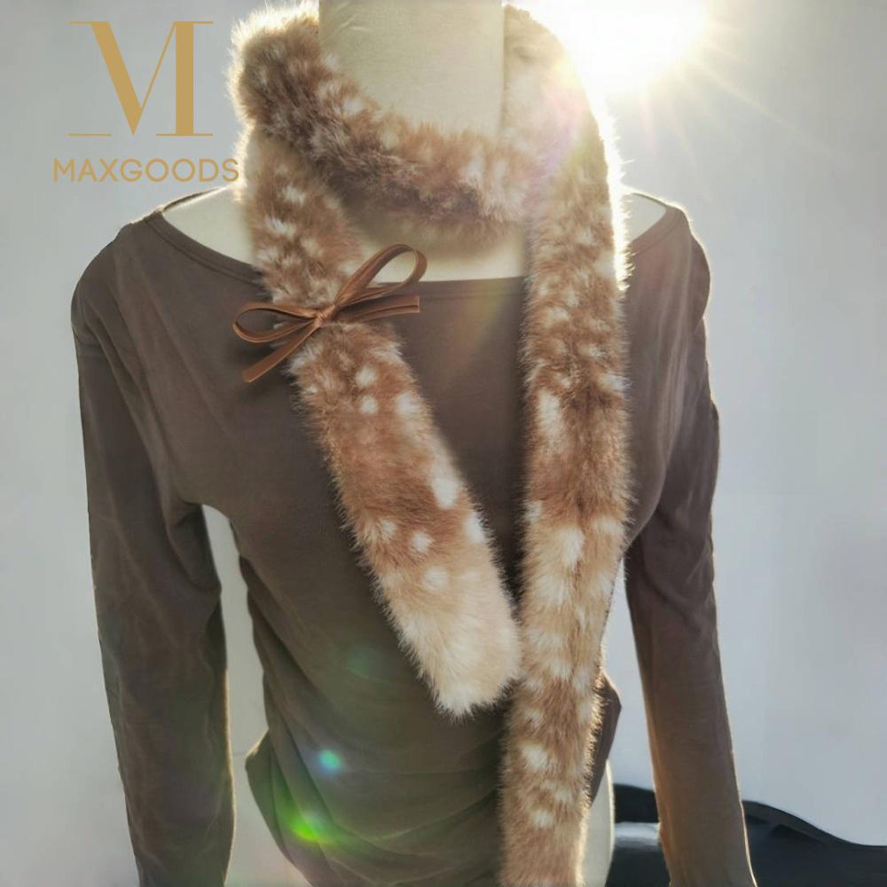 Women'S Winter Accessories Set - Креативный милый теплый шарф с изображением