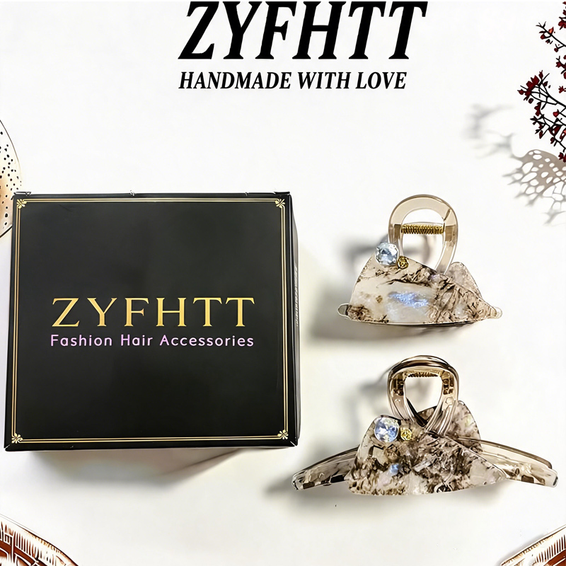 Women Accessories Gift Box - Набор из 2 заколок-крабов ZYFHTT с
