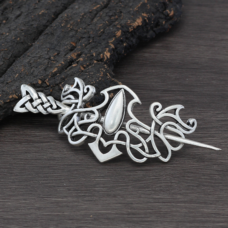 Women'S Viking Accessories - Хип-хоп, панк-стиль, ретро, выдолбленные женские заколки