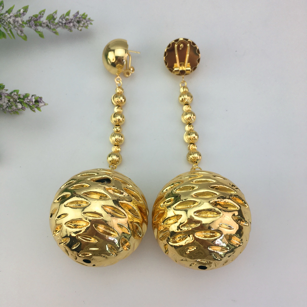 Women Accessories Dubai - EMMA модные большие длинные серьги-капли в
