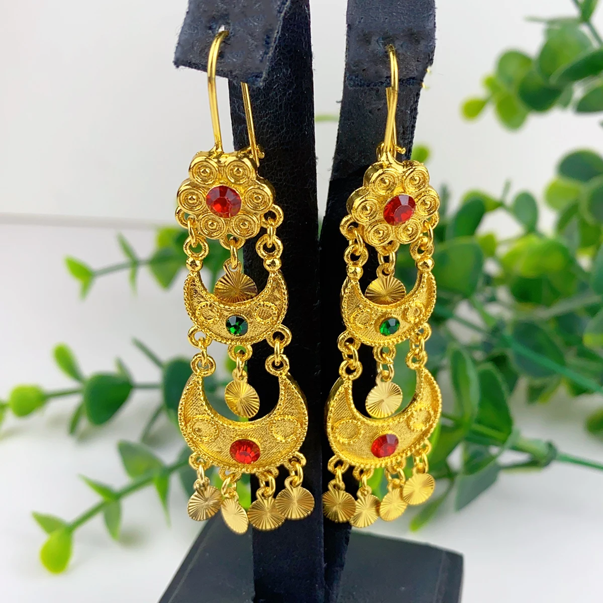 Индийские висячие серьги, ювел – обзор и цена Women Accessories Dubai