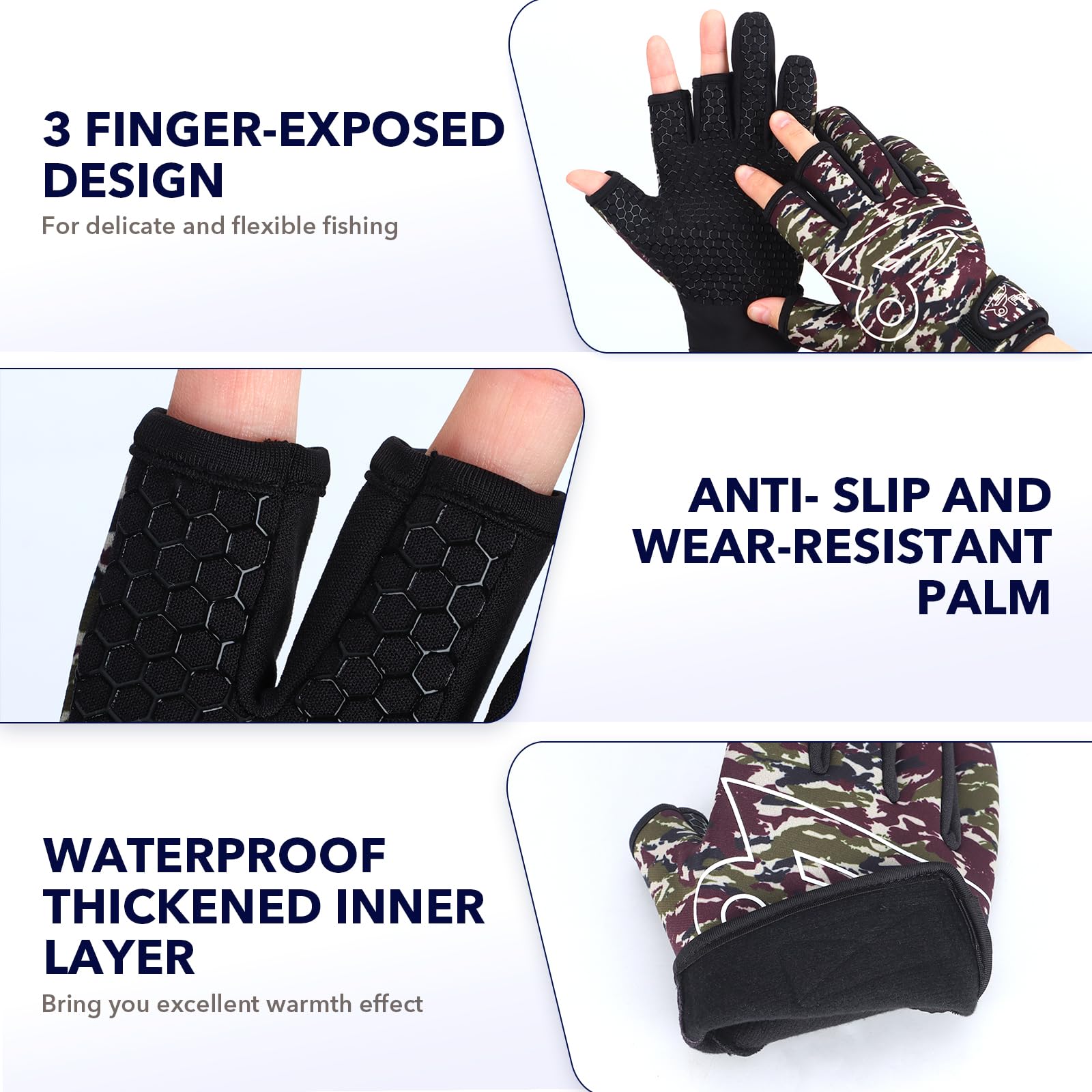 8Fans Рыболовные перчатки - пе – обзор и цена Women'S Kayak Accessories