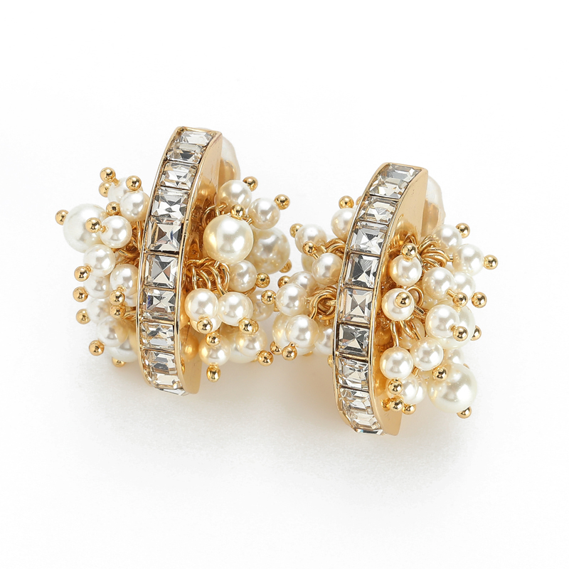 Винтажные белые серьги с крист – обзор и цена Women Accessories Dubai
